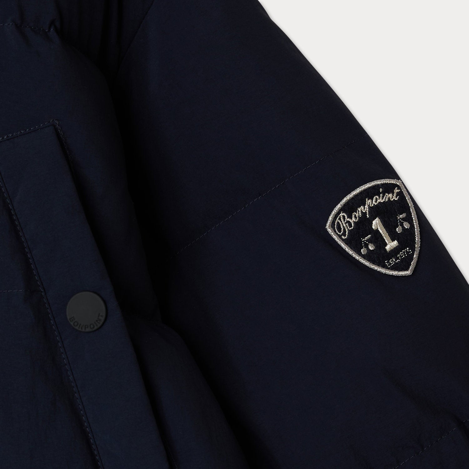 Girls Navy Padded Coat