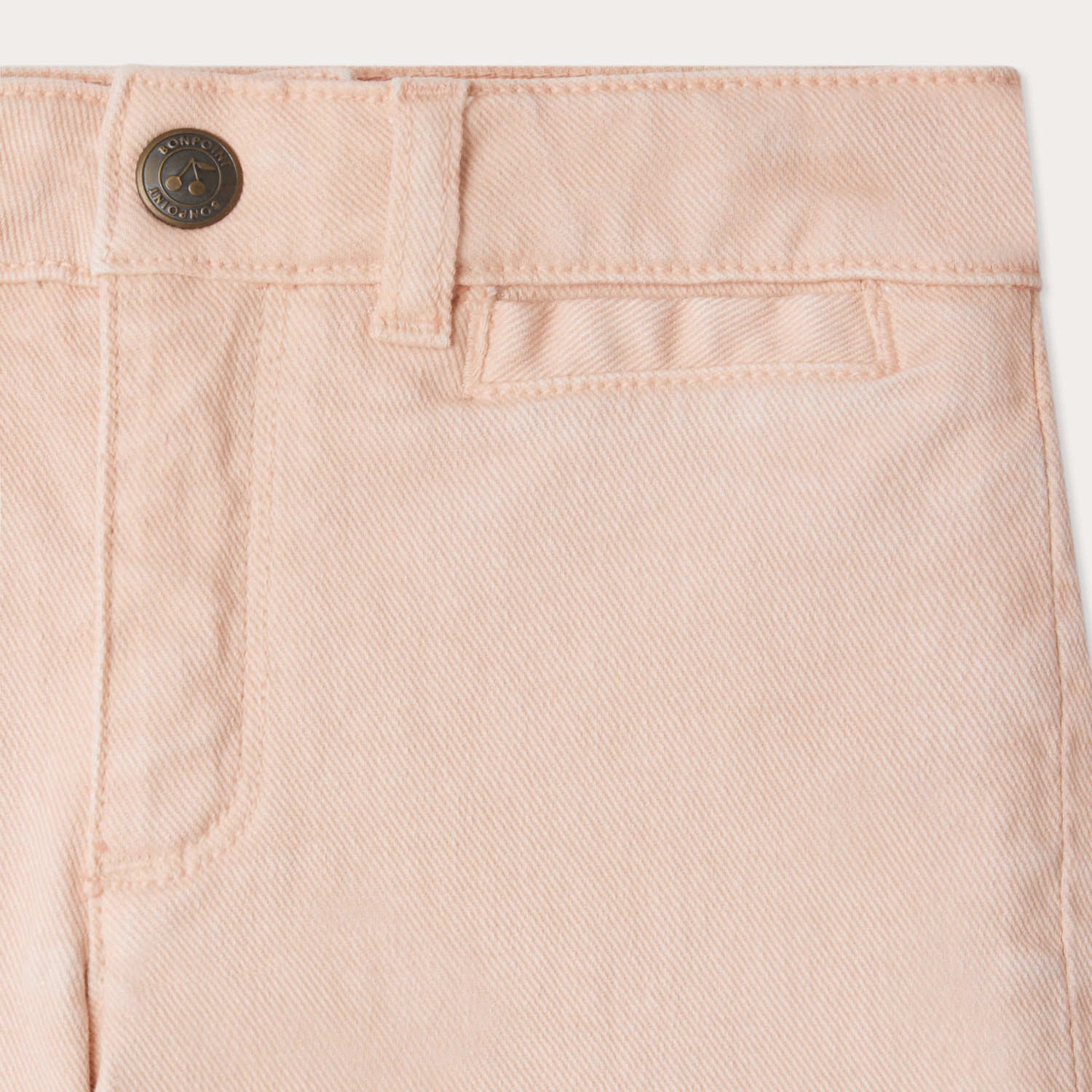 Girls Light Pink Cotton Trousers