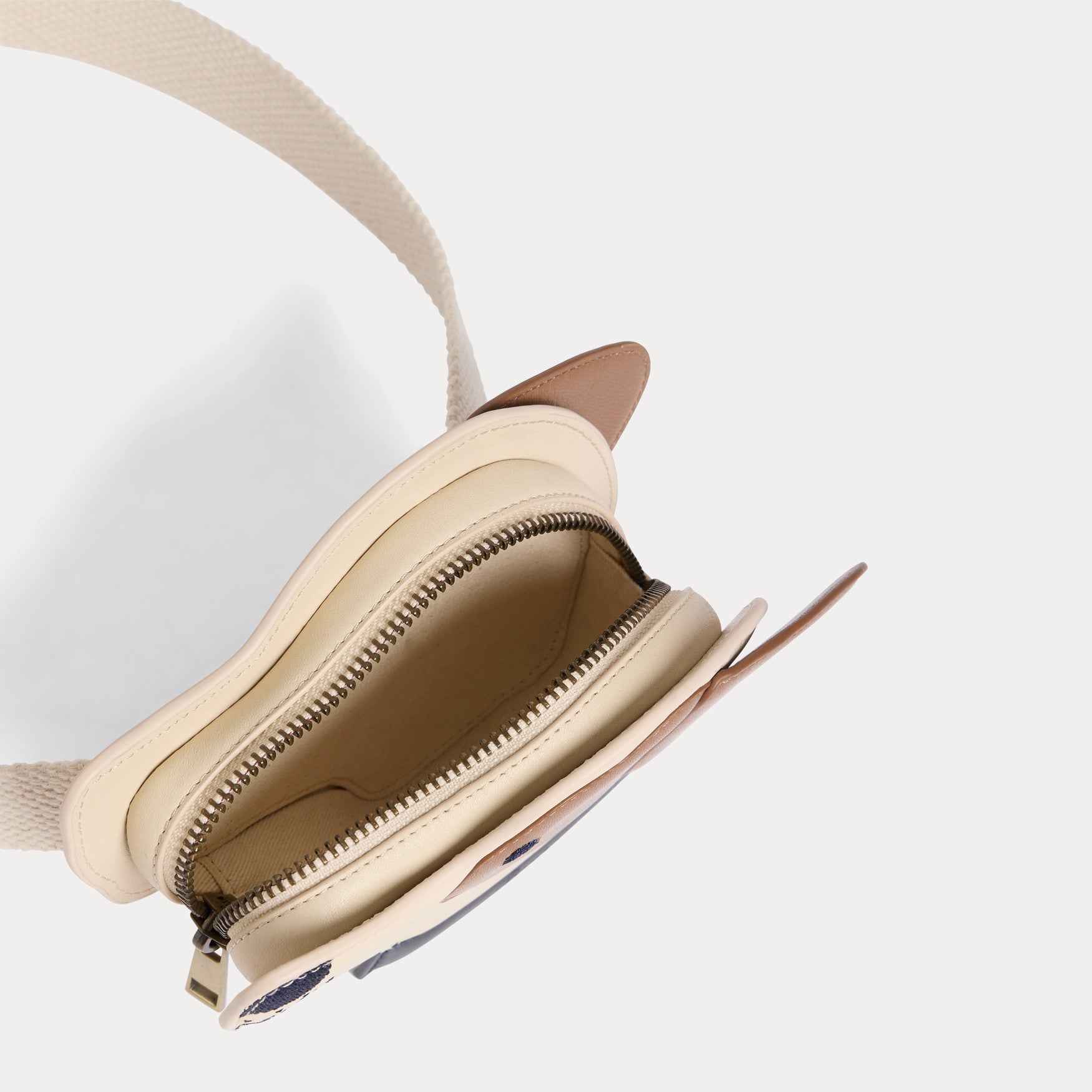 Boys & Girls Beige Dog Belt Bag(17x3.5x12cm)