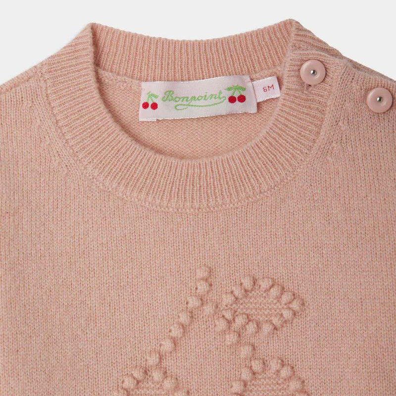 Baby Girls Light Pink Cashmere Sweater