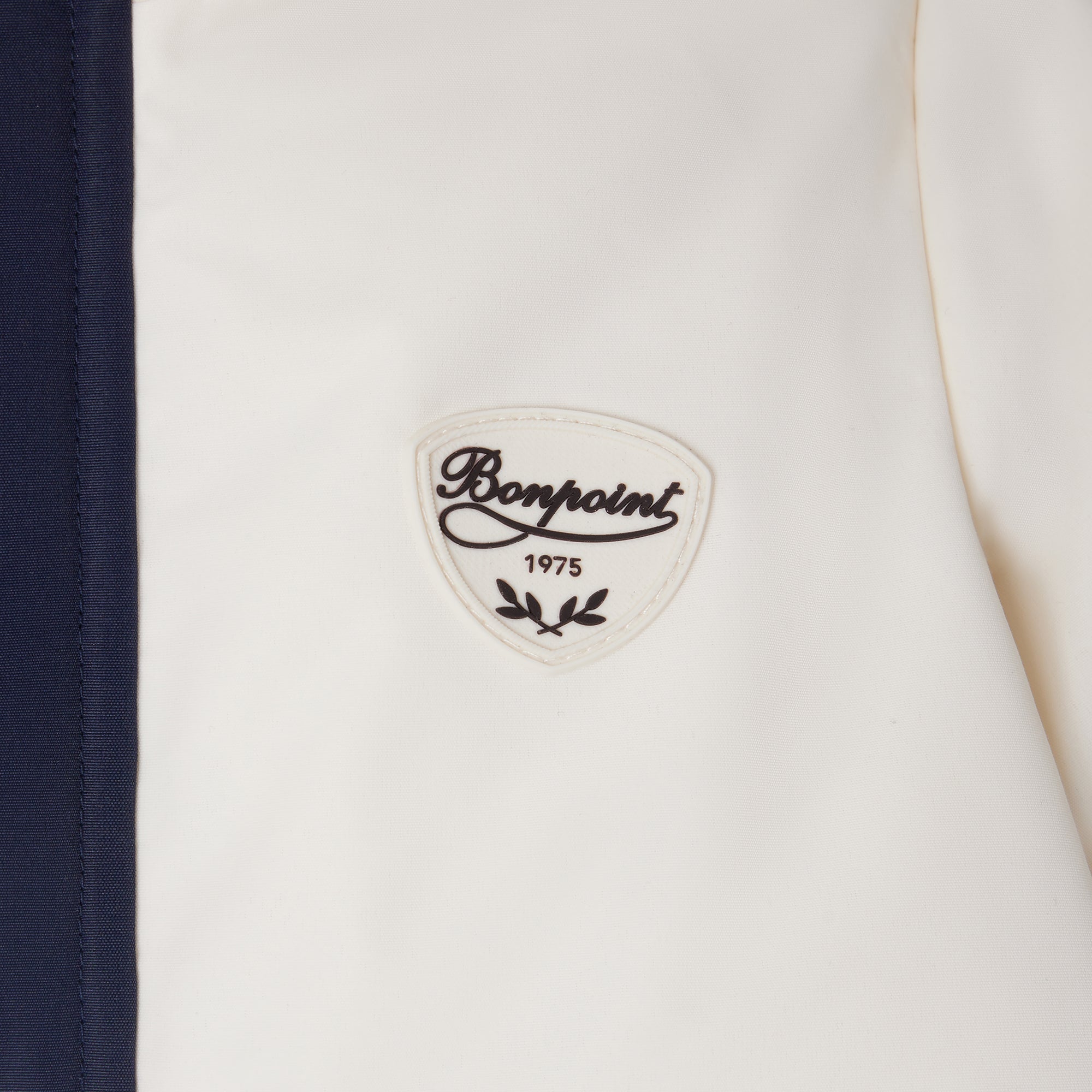 Baby Boys Navy Padded Down Babysuit