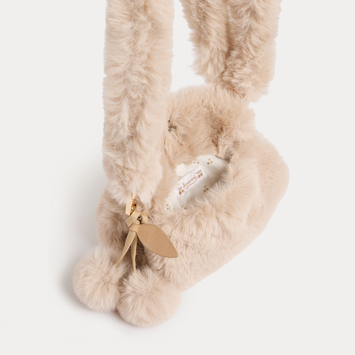 Girls Beige Faux Fur Hand Warmer(16 x 12 cm)