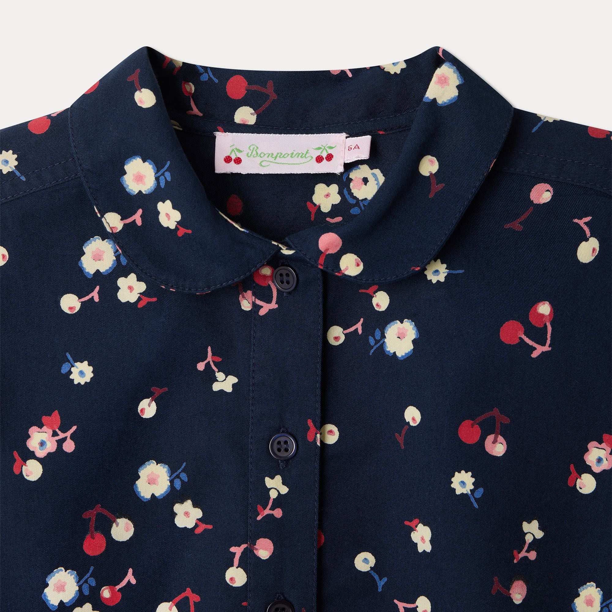 Girls Multicolor Flower Cotton Dress