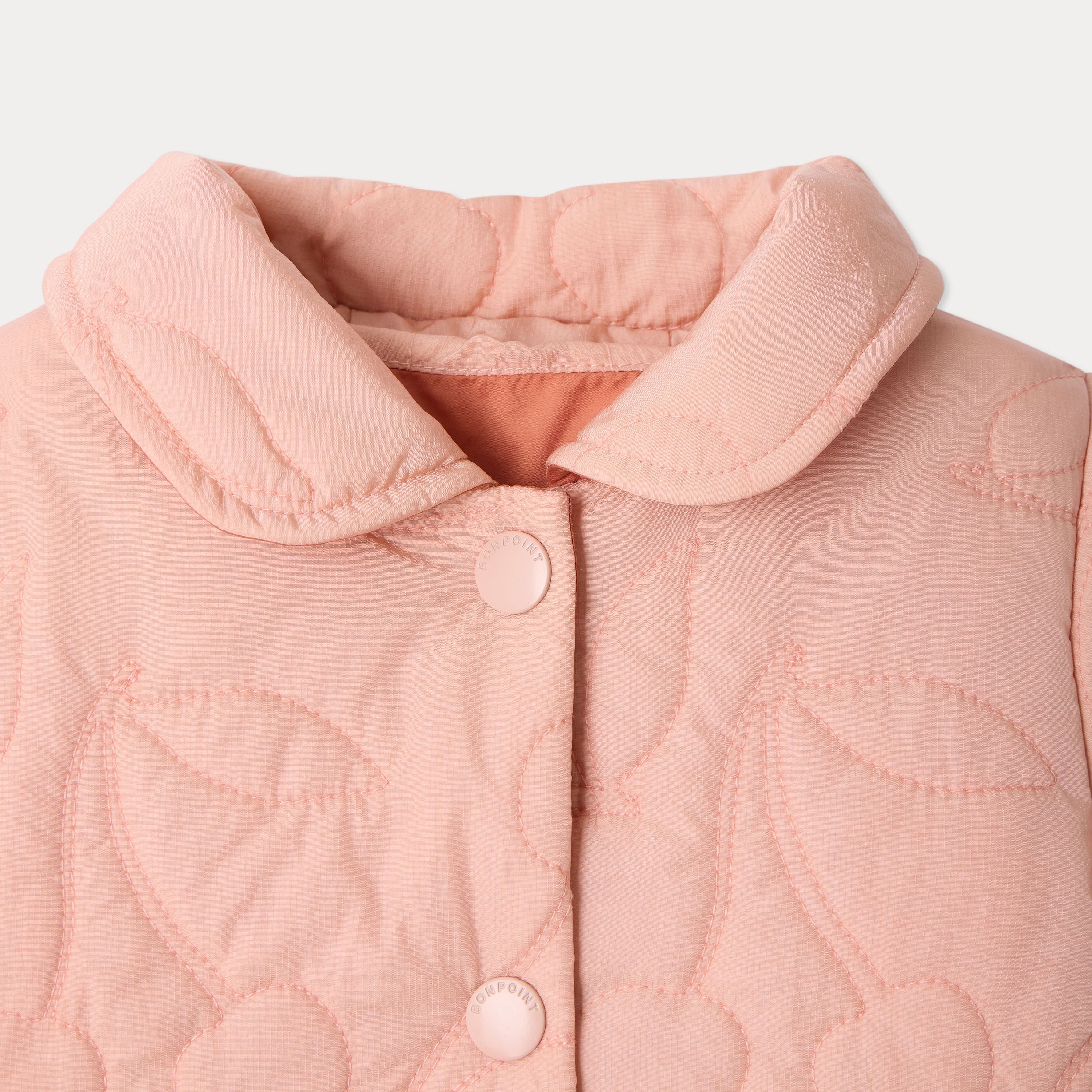 Baby Girls Pink Reversible Padded Jacket