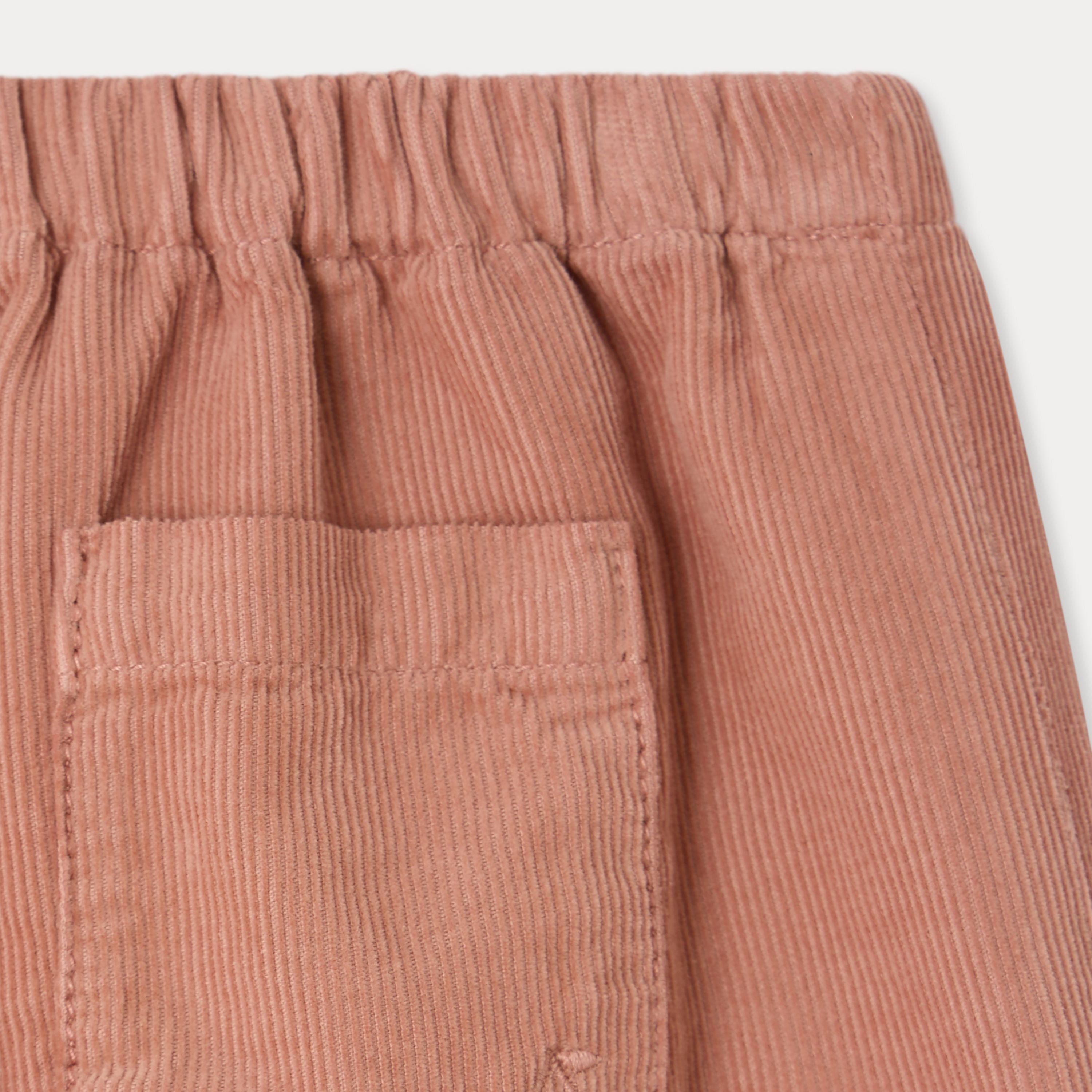Girls Pink Corduroy Trousers