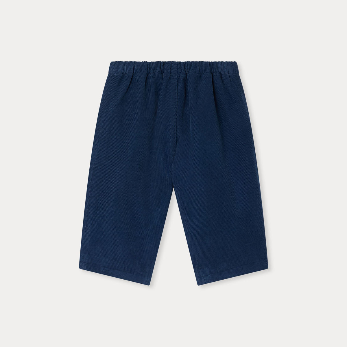 Baby Boys & Girls Dark Blue Cotton Trousers