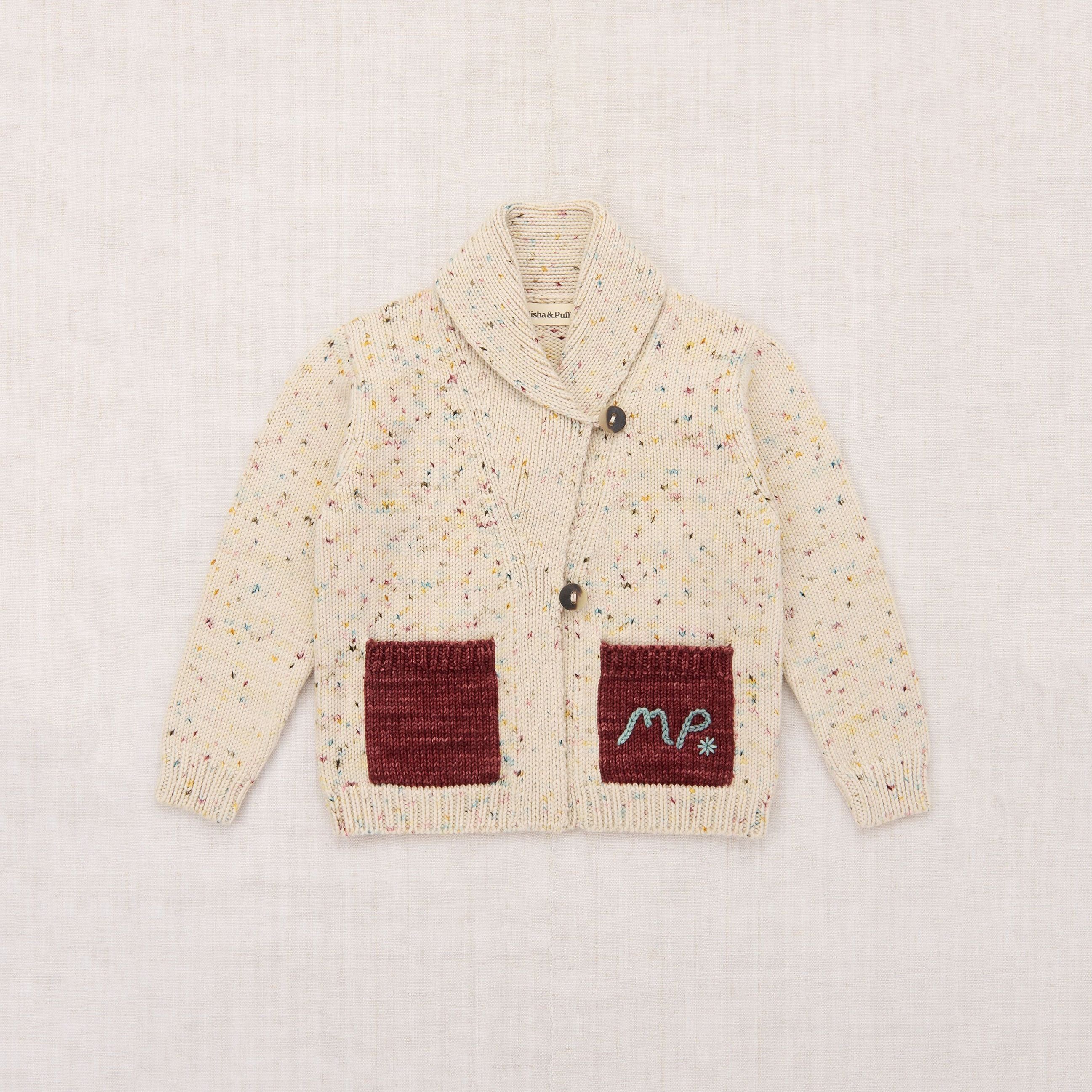Boys & Girls Cream Knit Wool Cardigan