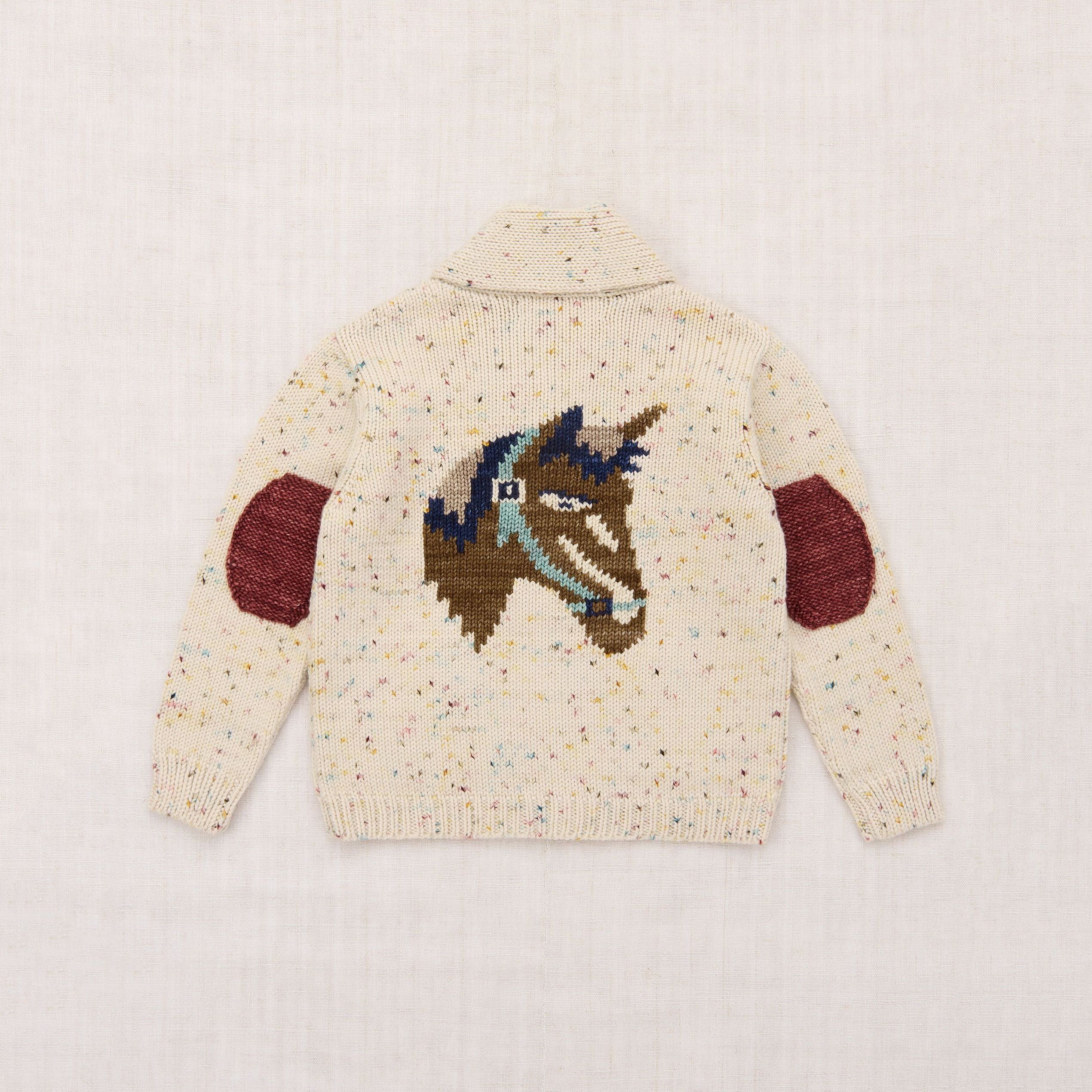 Boys & Girls Cream Knit Wool Cardigan