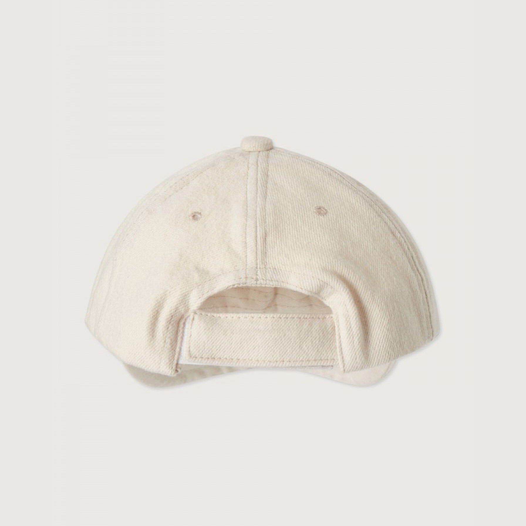 Adult White Cotton Cap