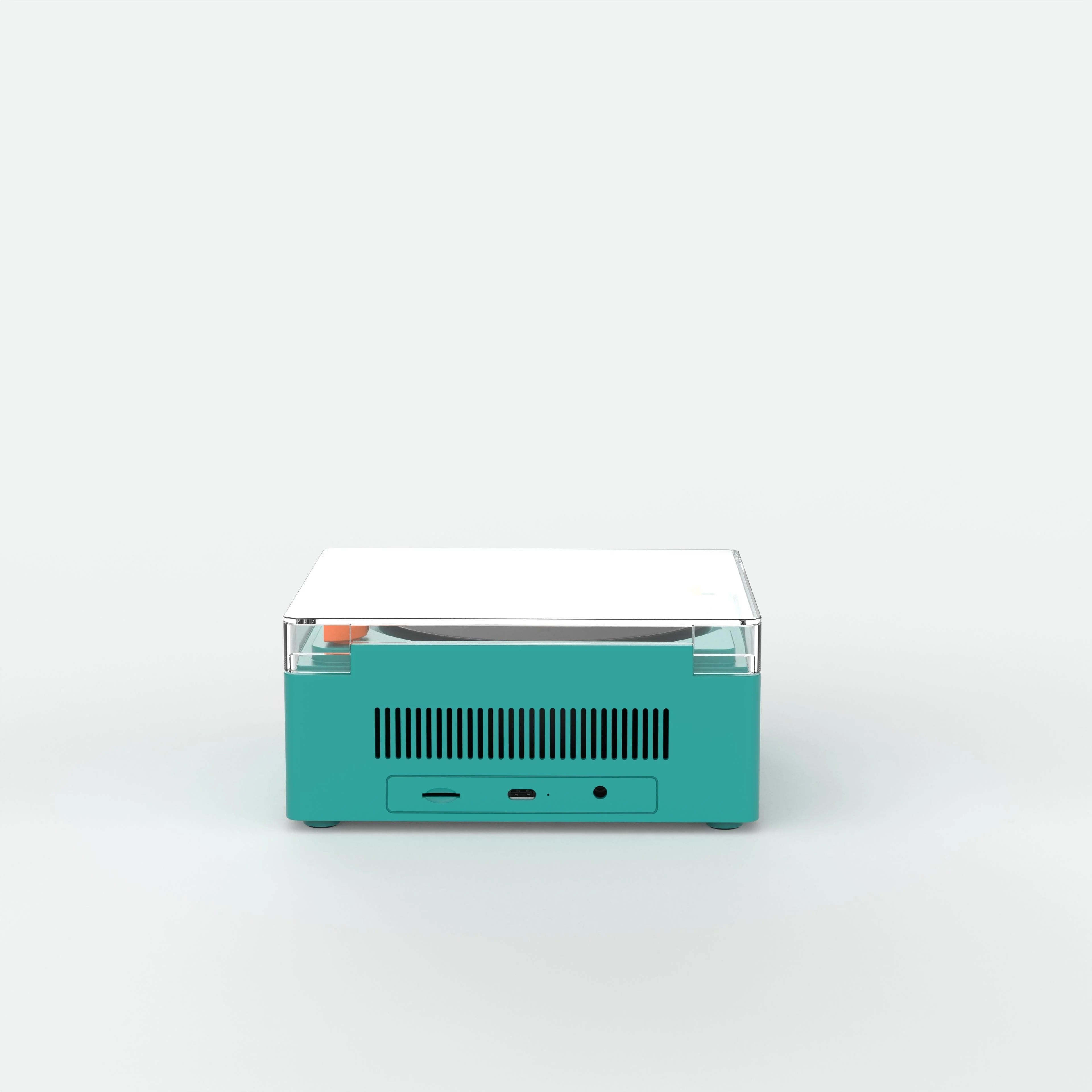 Blue Speaker and Alarm Clock
