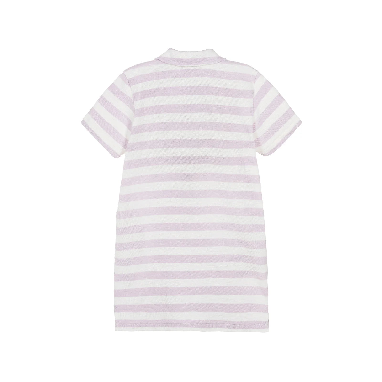 Girls Lilac Stripes Cotton Dress