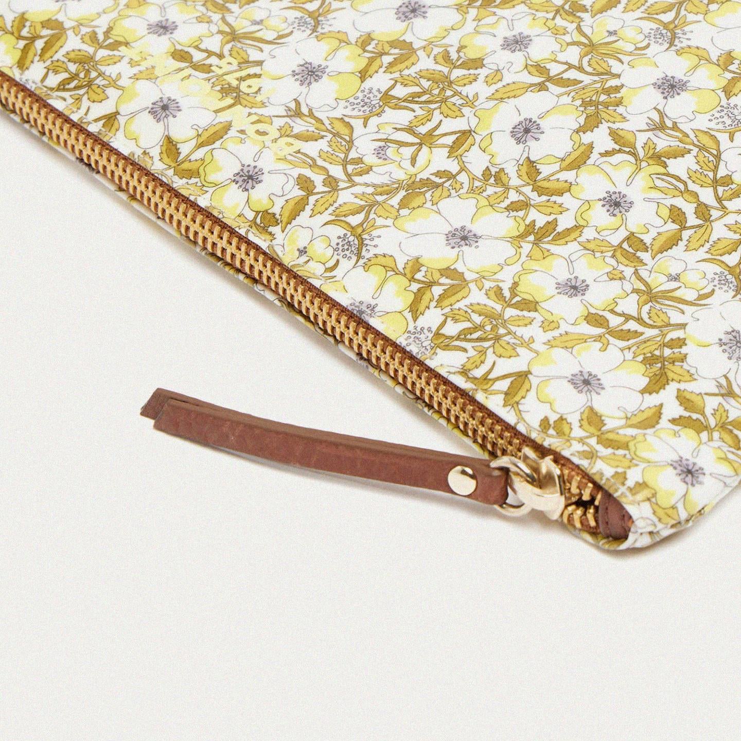 Women Yellow Floral Handbag