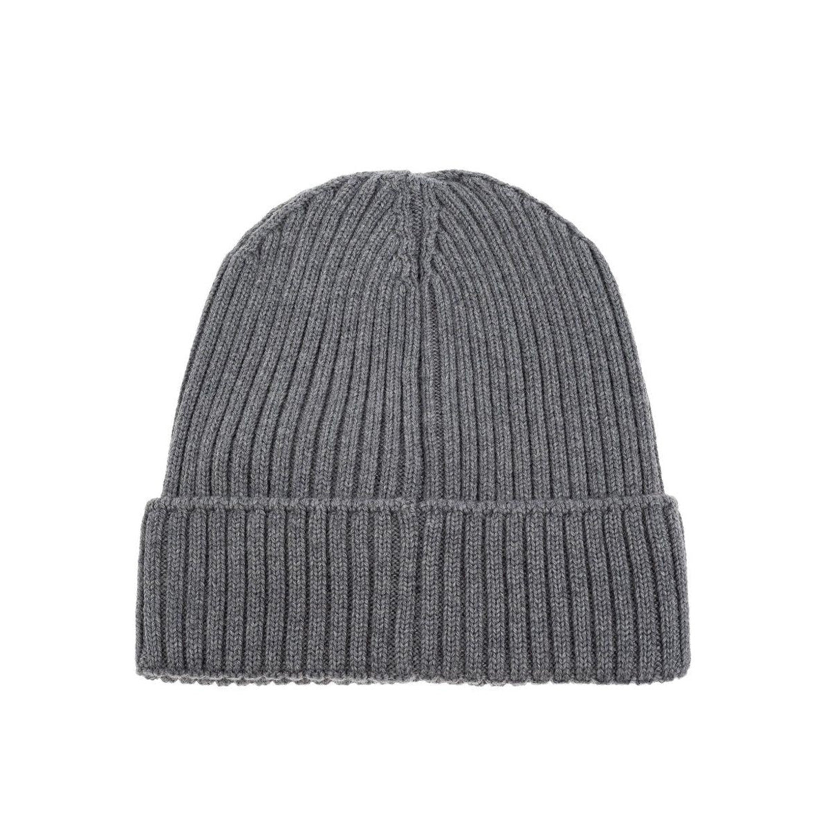 Boys Grey Wool Knit Hat