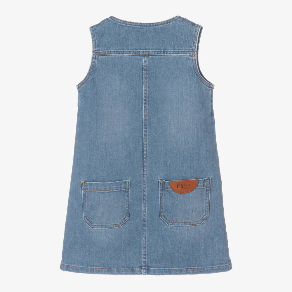 Girls Blue Denim Dress