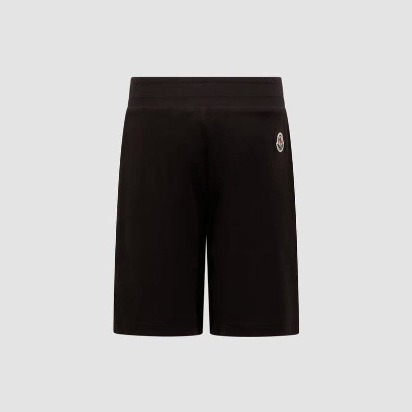 Boys Black Cotton Shorts