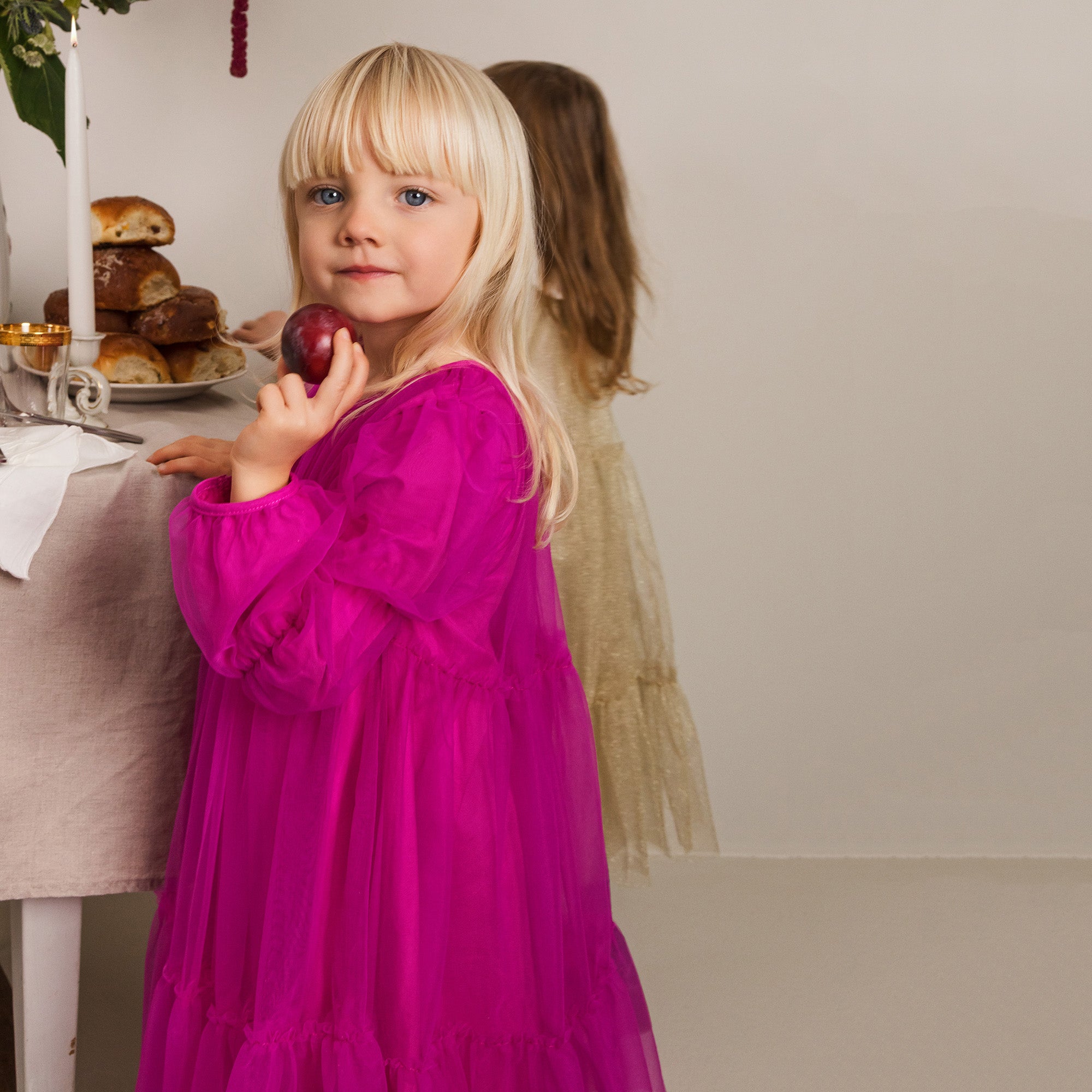Girls Fuchsia Dress