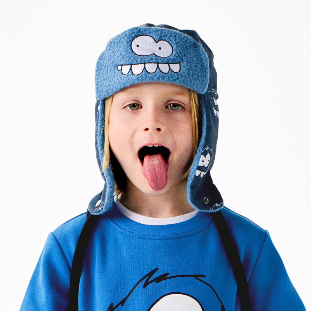 Boys Blue Yeti Trapper Hat