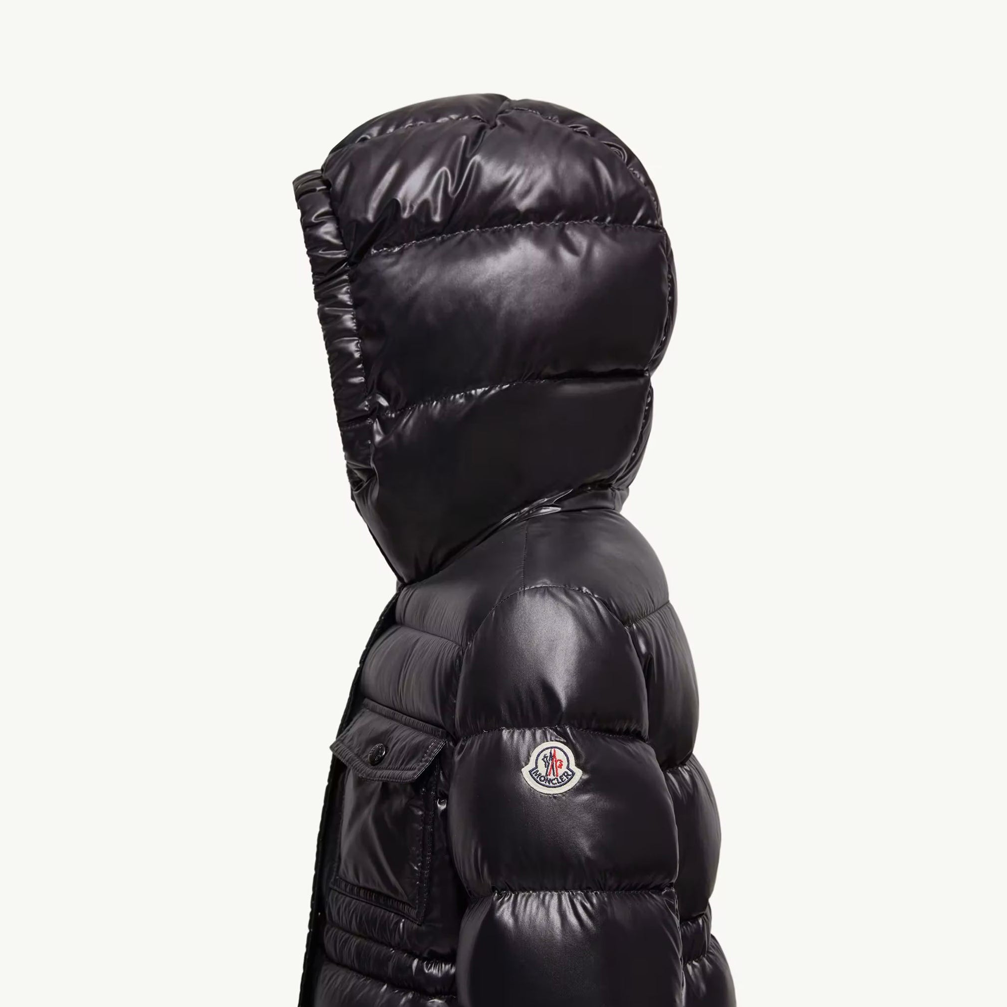 Girls Black "DACCA" Padded Down Coat