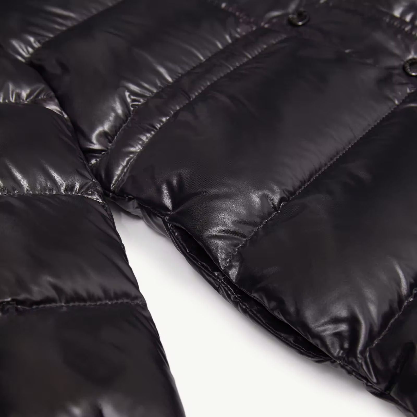 Girls Black "DACCA" Padded Down Coat