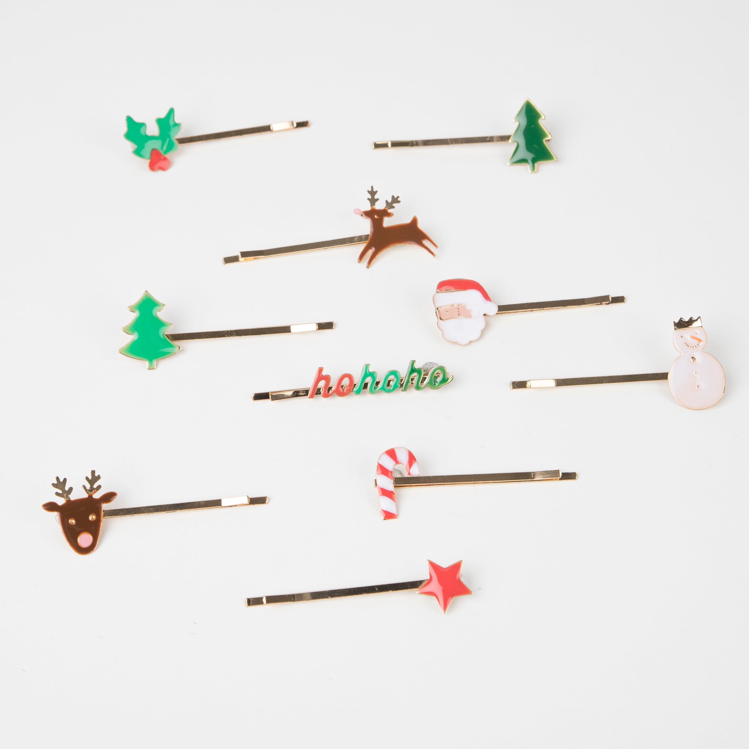 Christmas Hair Clips(10 Pieces)