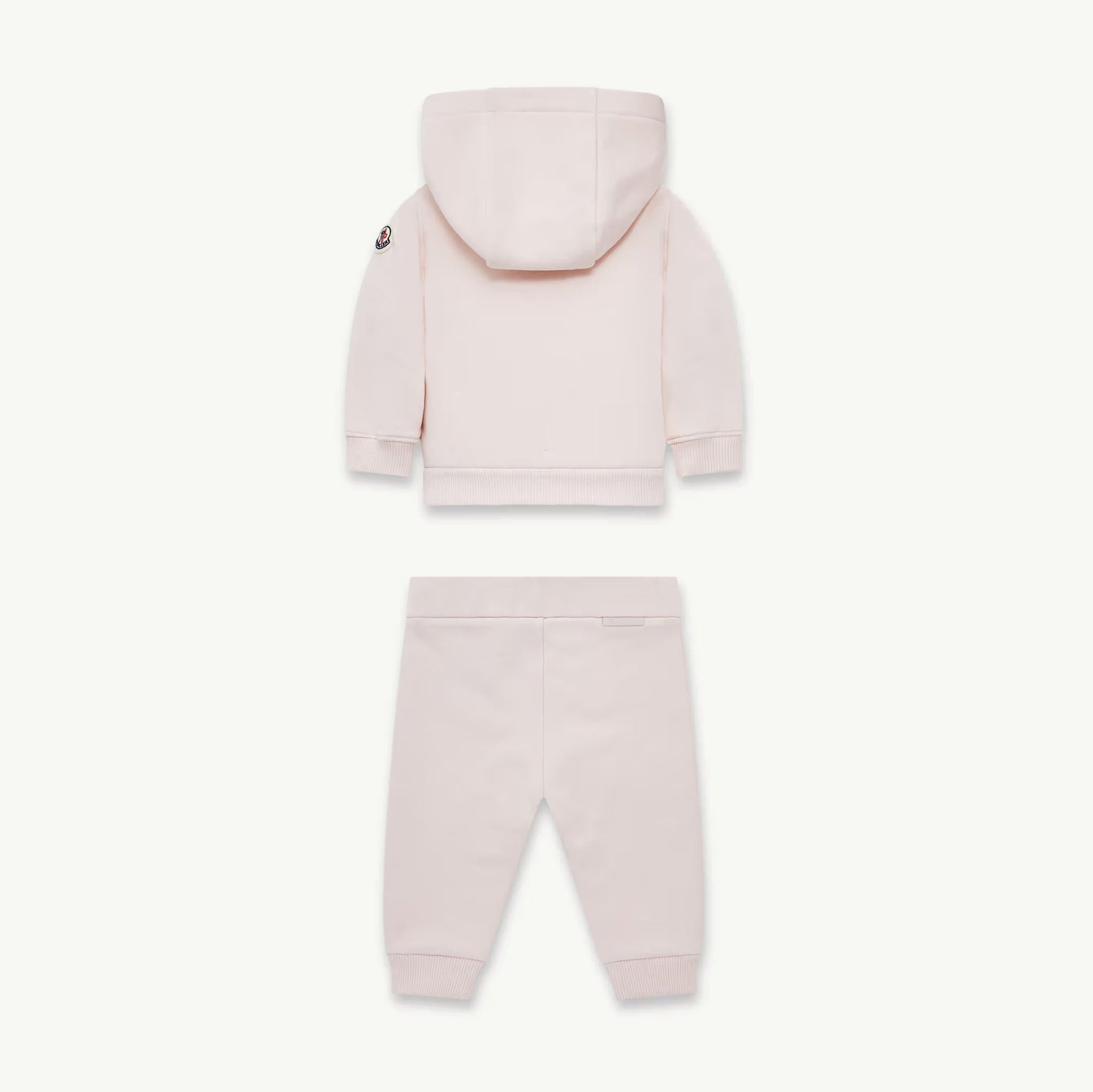 Baby Girls Light Pink Embroidered Logo Cotton Set