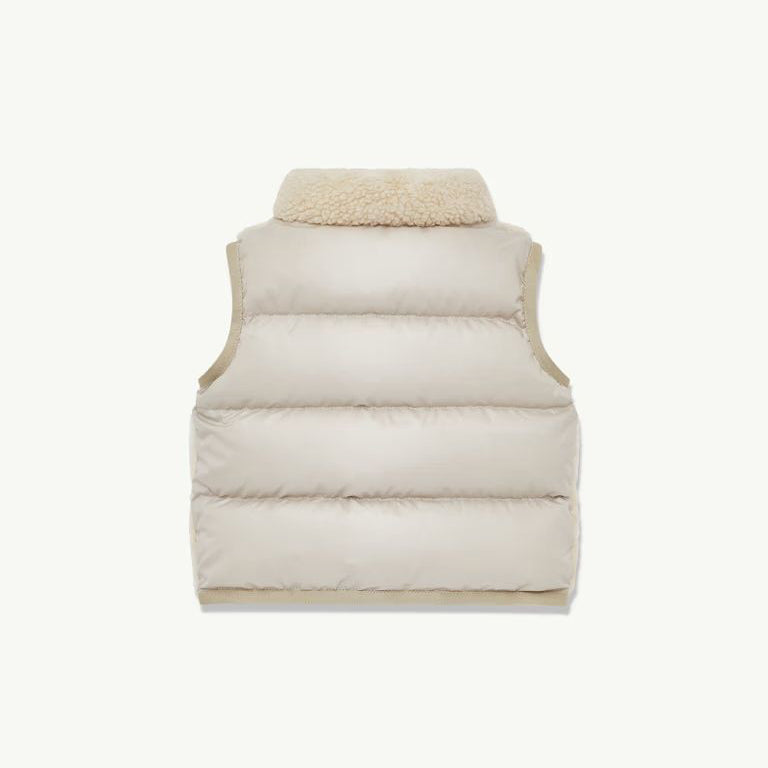 Baby Boys & Girls Beige Fleece"ERNST" Padded Down Gilet