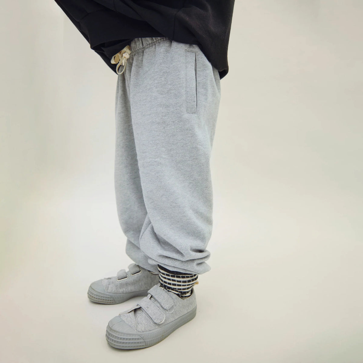 Boys & Girls Grey Cotton Trousers