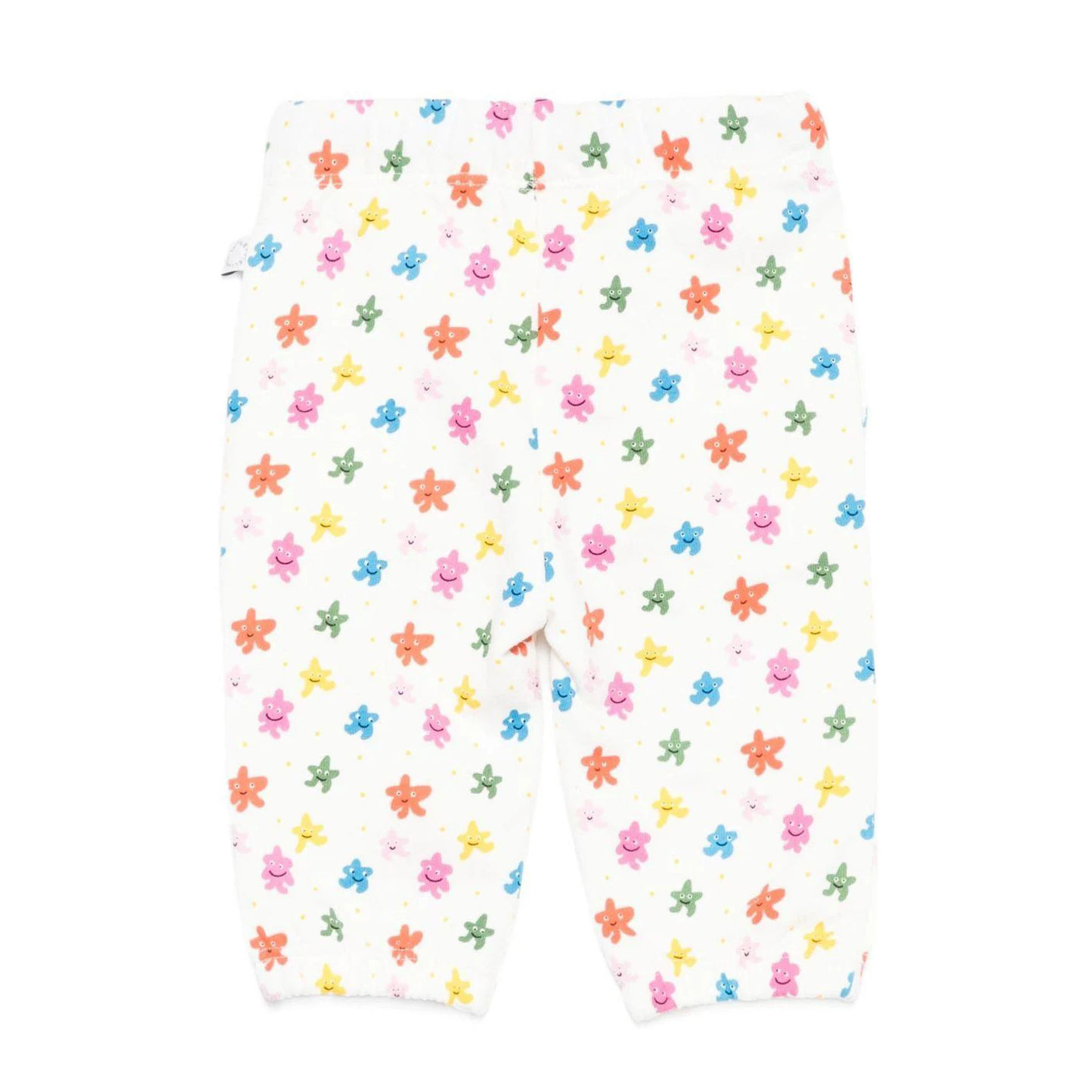 Baby Girls Multicolor Printed Cotton Trousers