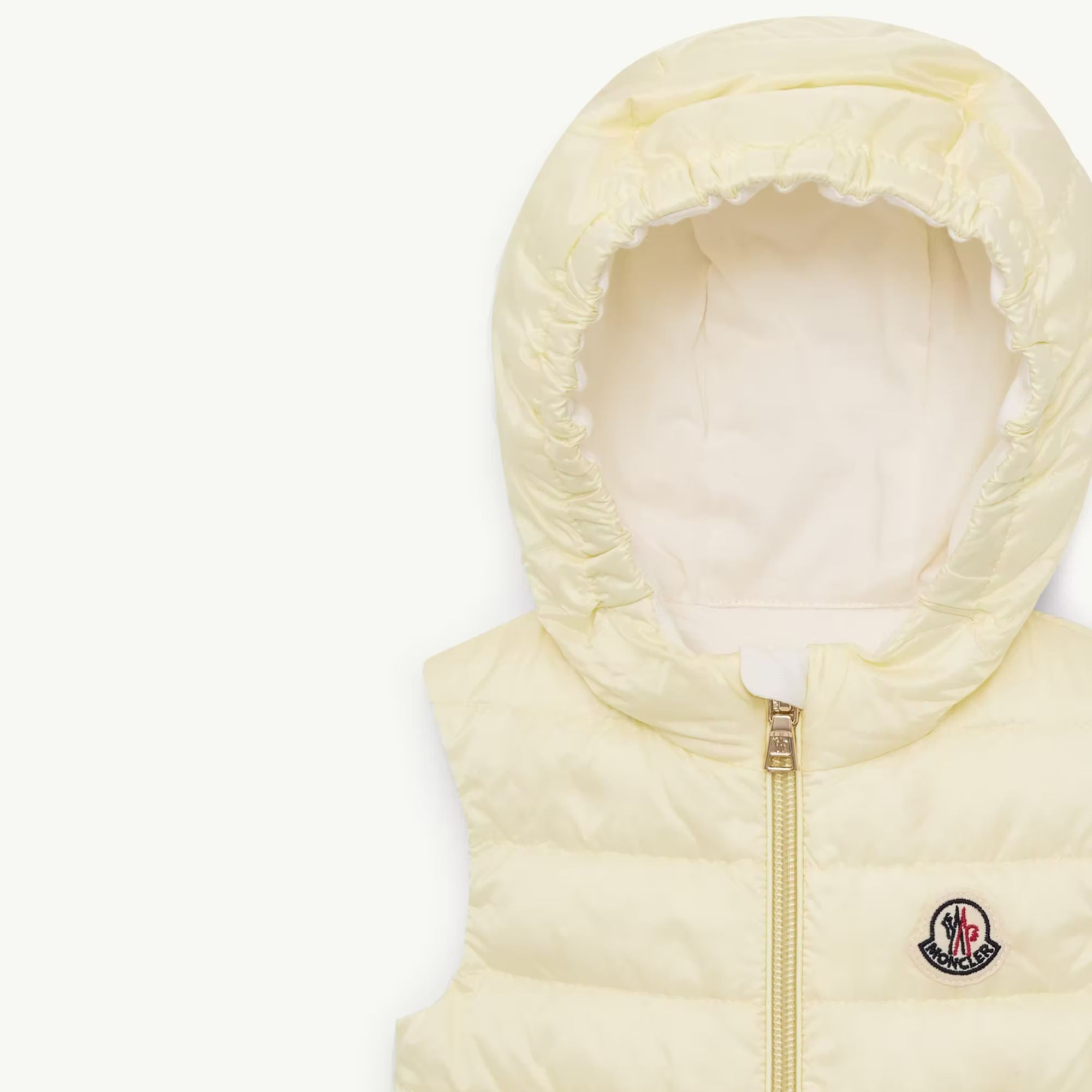 Baby Girls Light Yellow "LIA" Padded Down Gilet