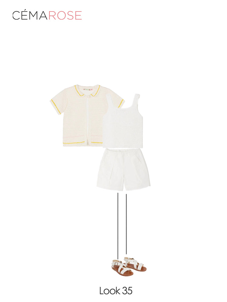 Girls White Sandals