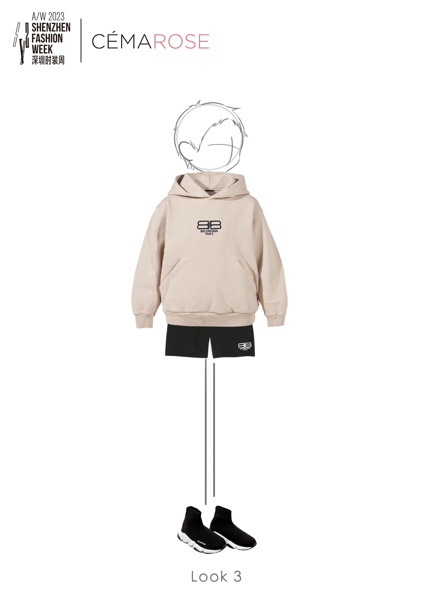 Boys & Girls Black Logo Cotton Shorts