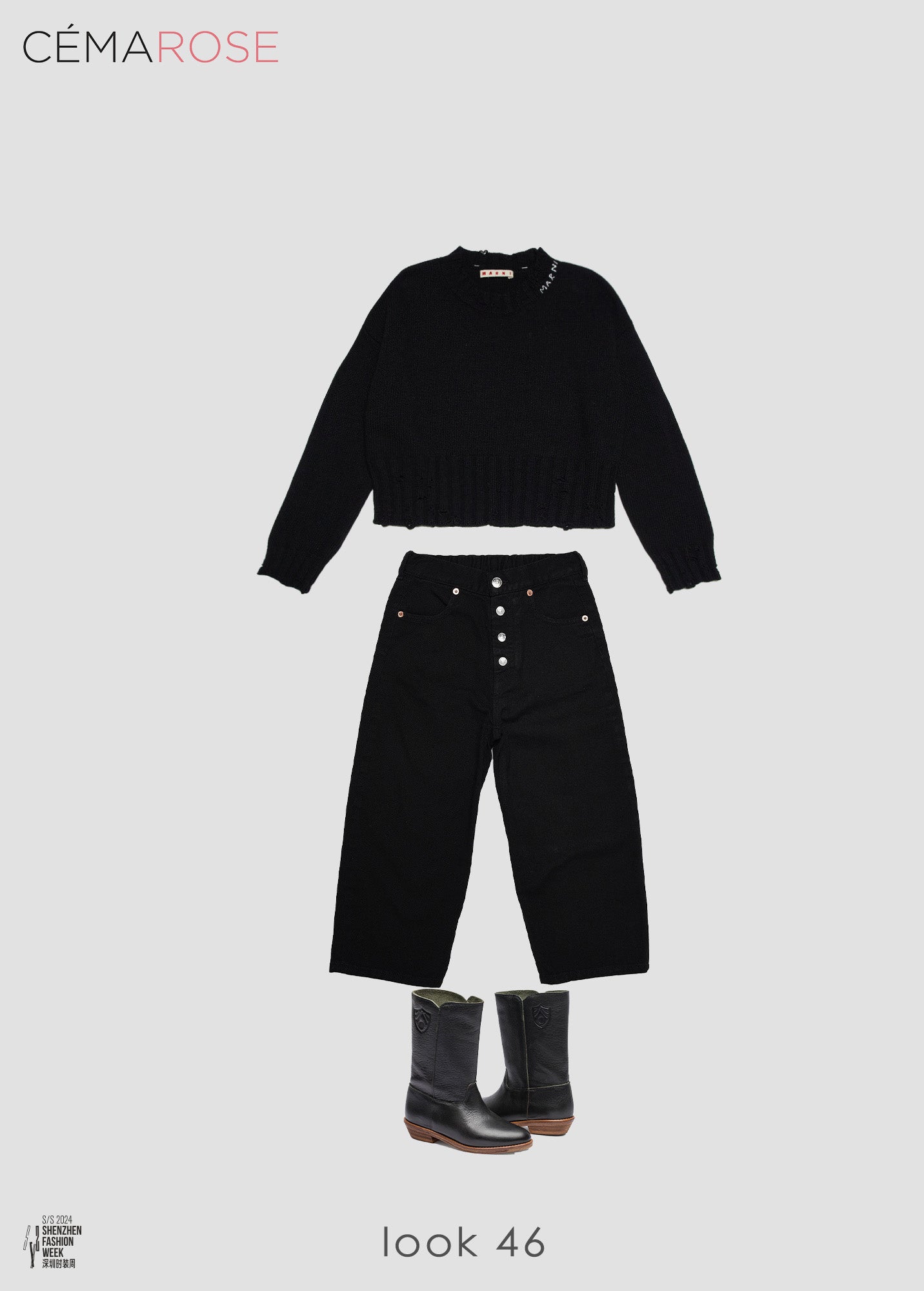 Girls Black Sweater