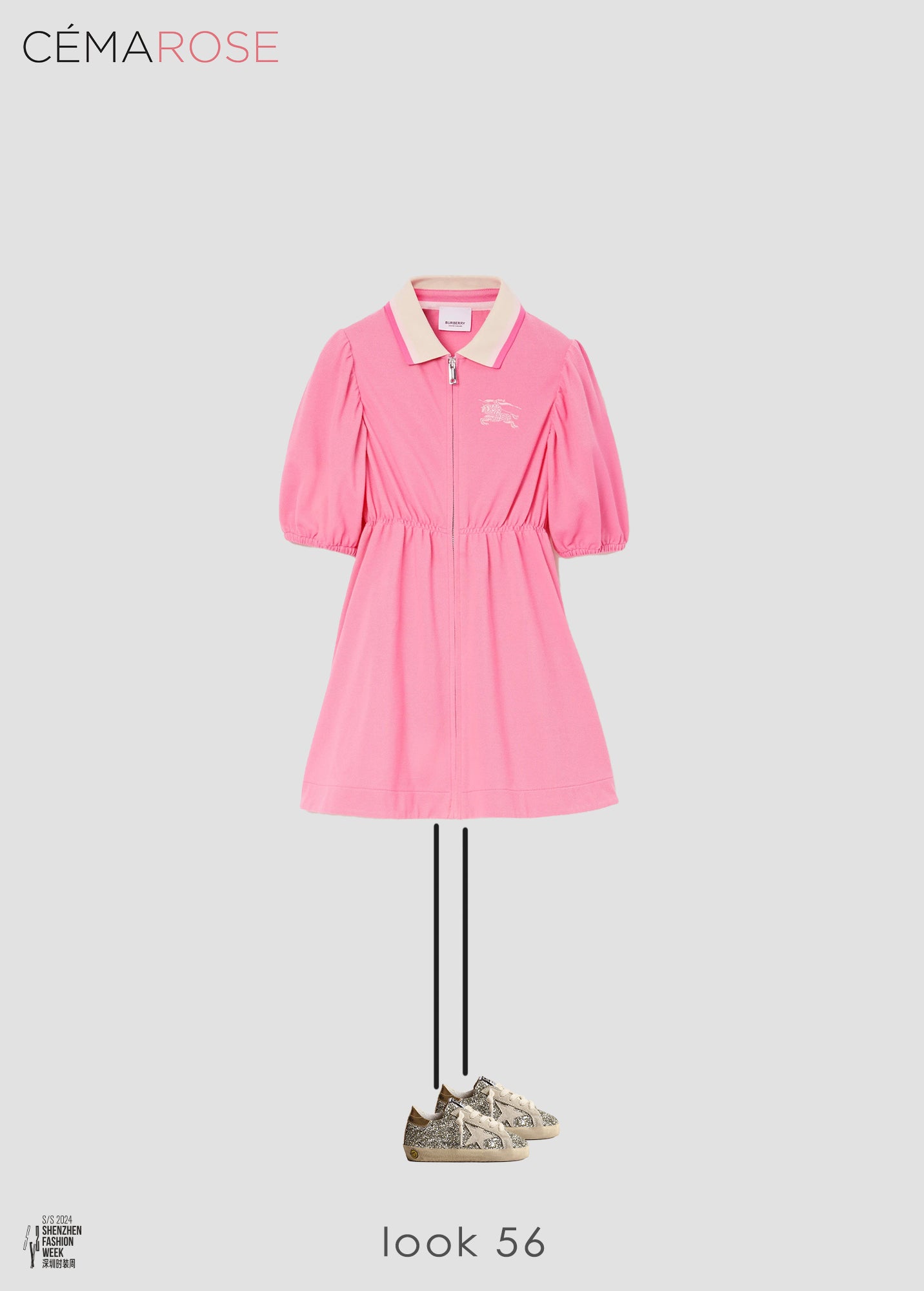 Girls Pink Cotton Dress
