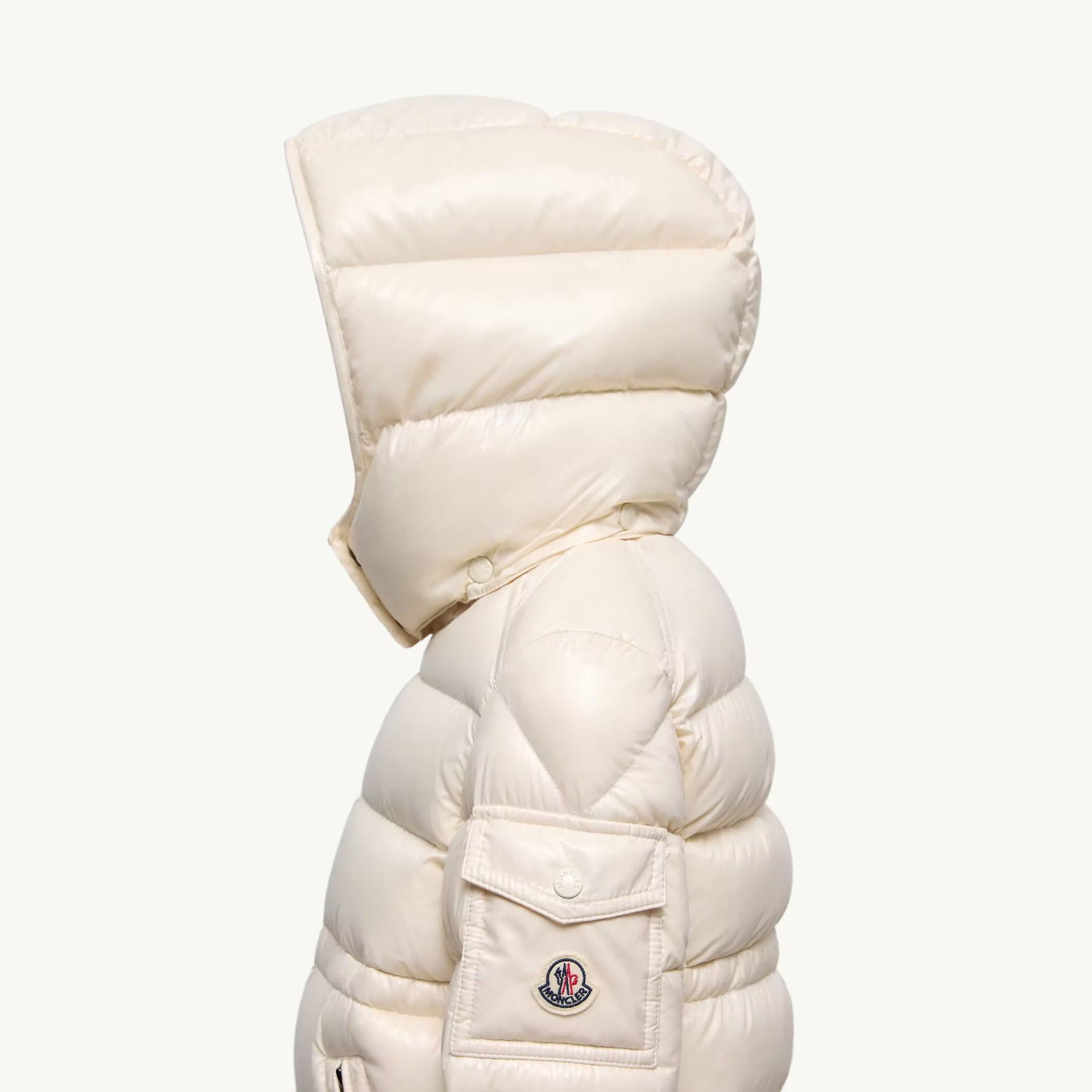 Girls Beige "MAIRE" Padded Down Jacket