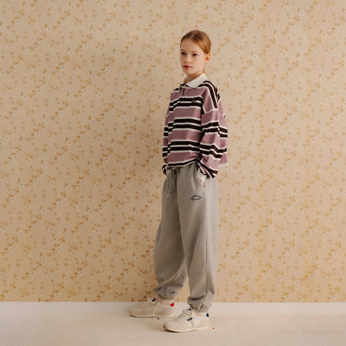 Boys & Girls Grey Cotton Trousers