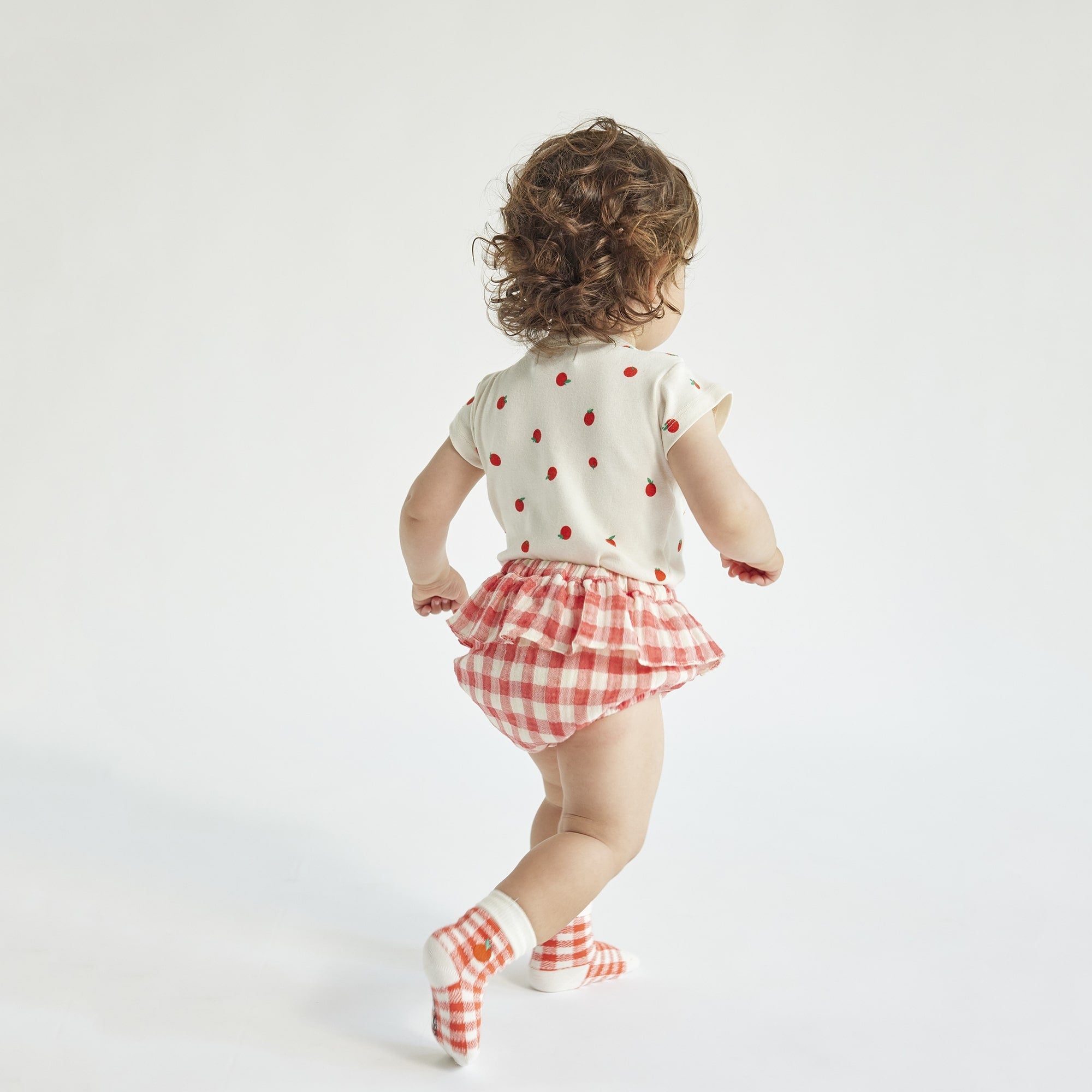 Baby Girls White Babysuit Set(3 Pack)