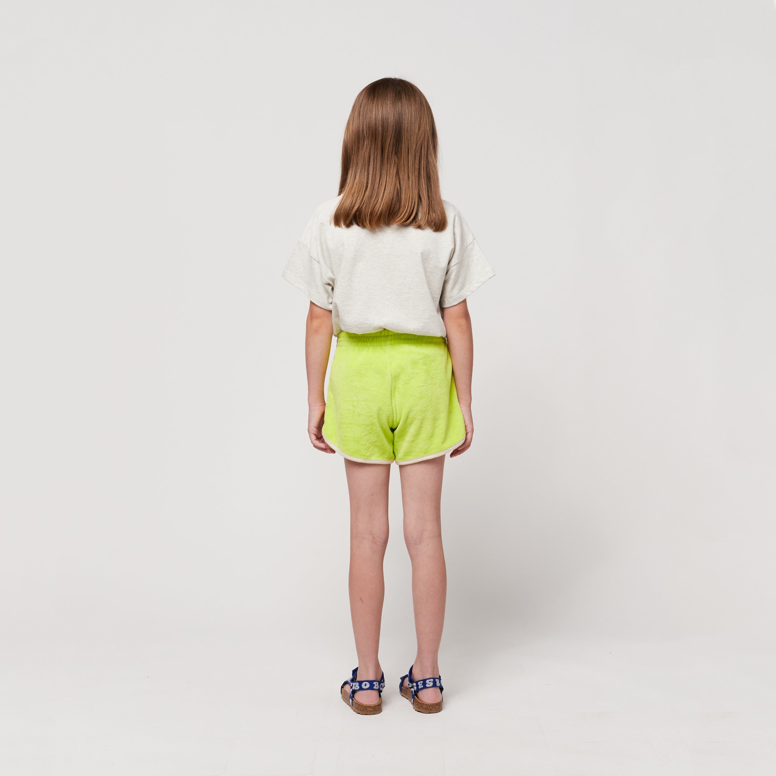 Boys & Girls Grey Printed Cotton T-Shirt