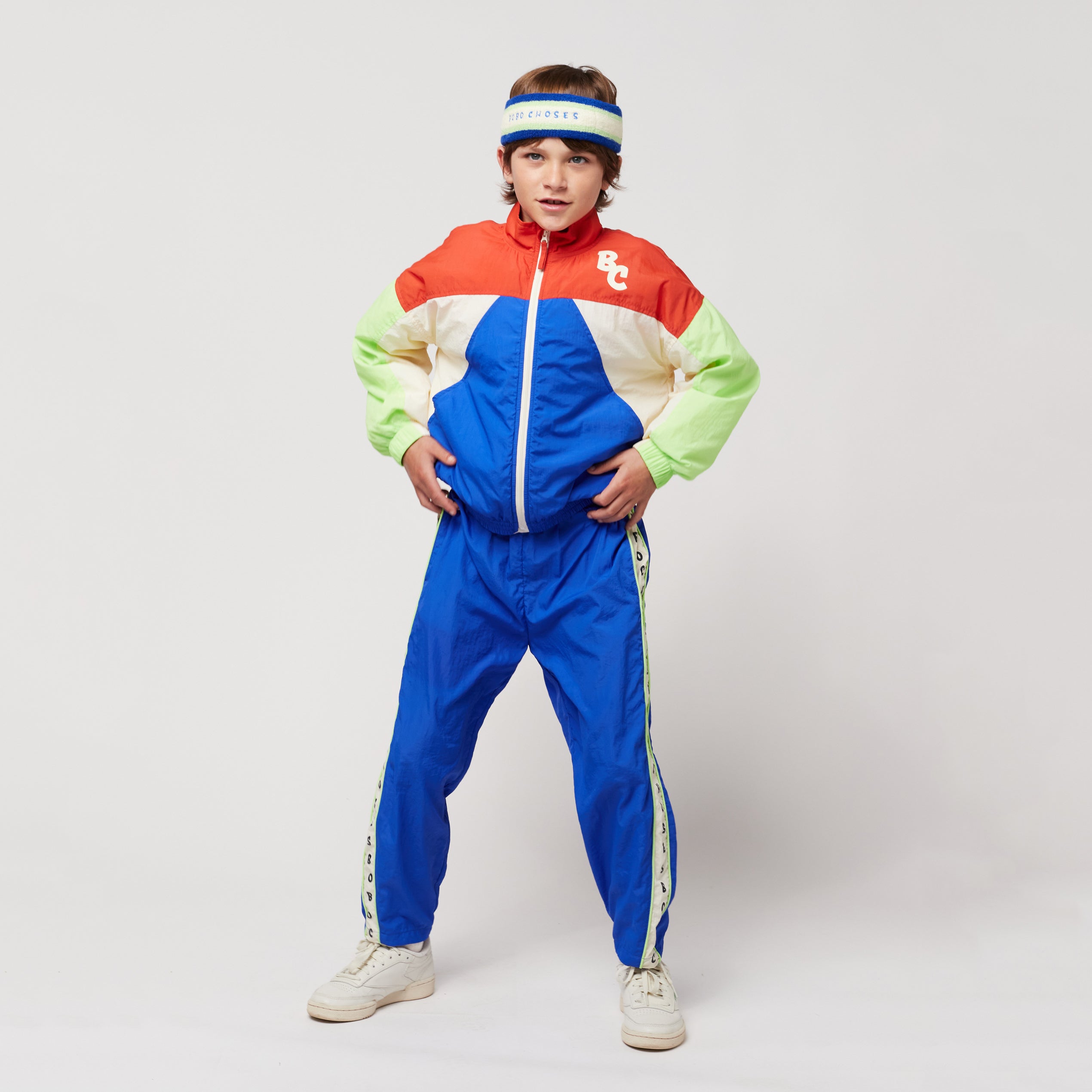 Boys Blue Logo Trousers