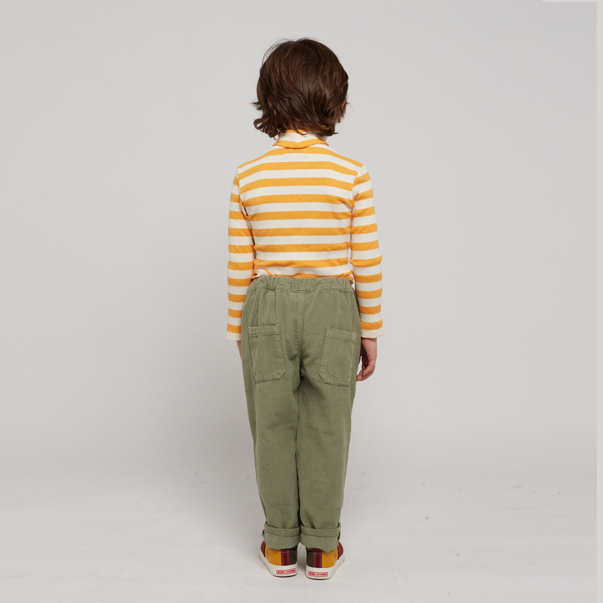 Girls Yellow Stripes T-Shirt