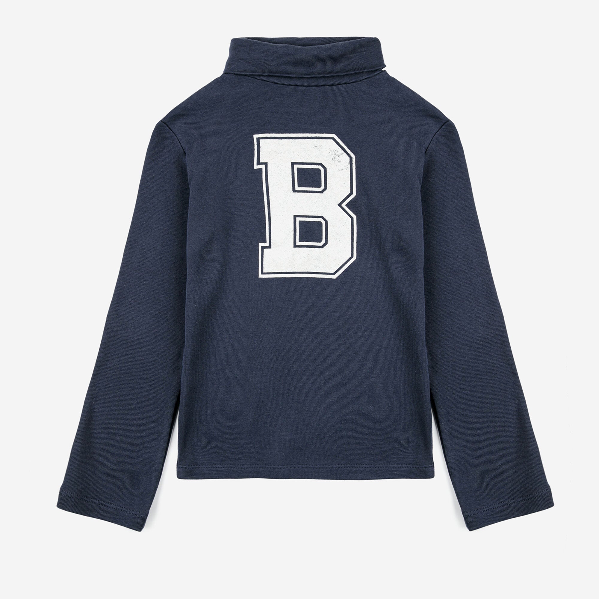 Girls Navy Logo T-Shirt