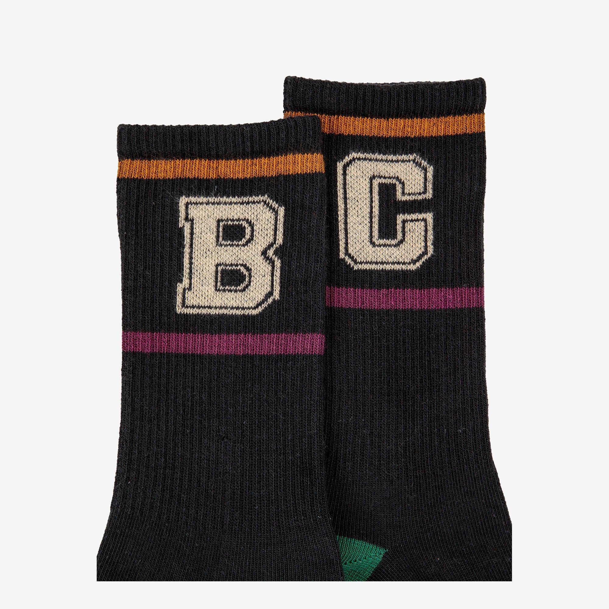 Boys & Girls Dark Grey Cotton Socks