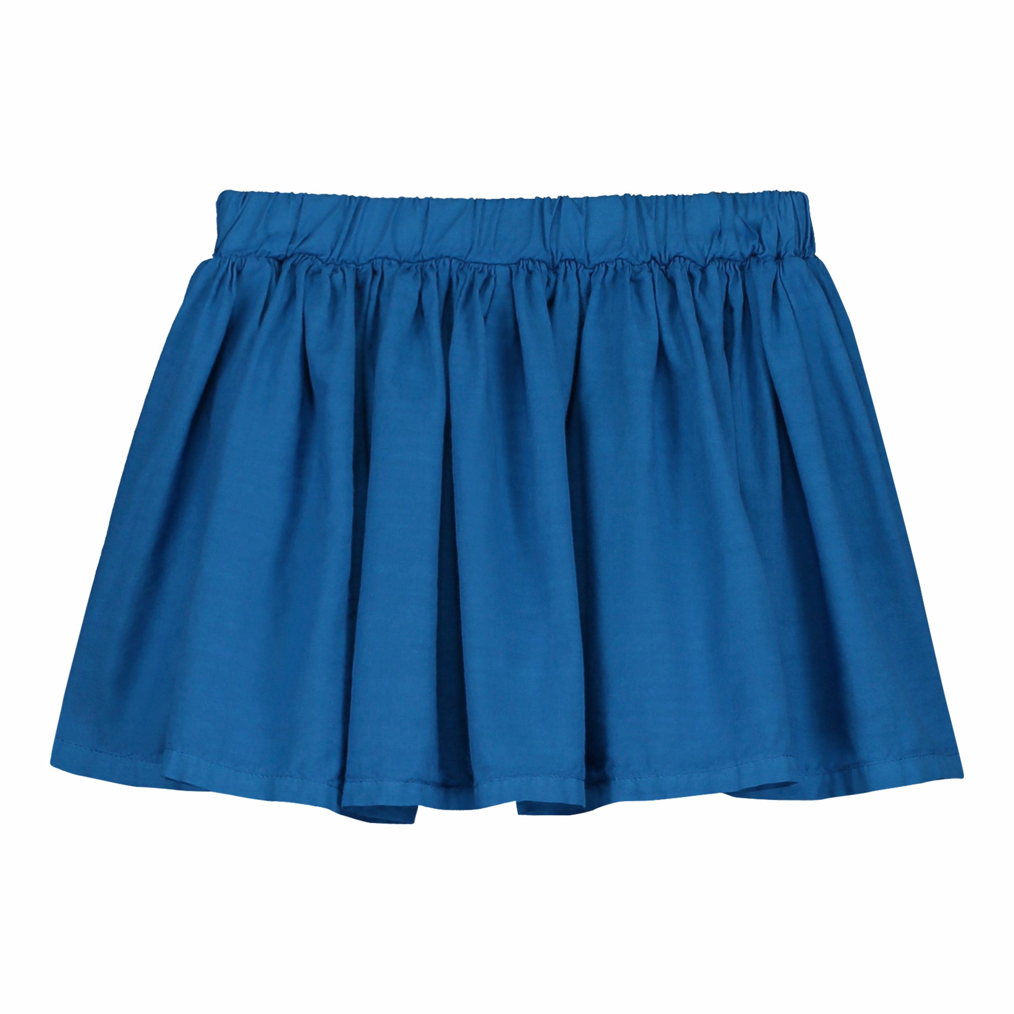 Girls Blue Cotton Skirt