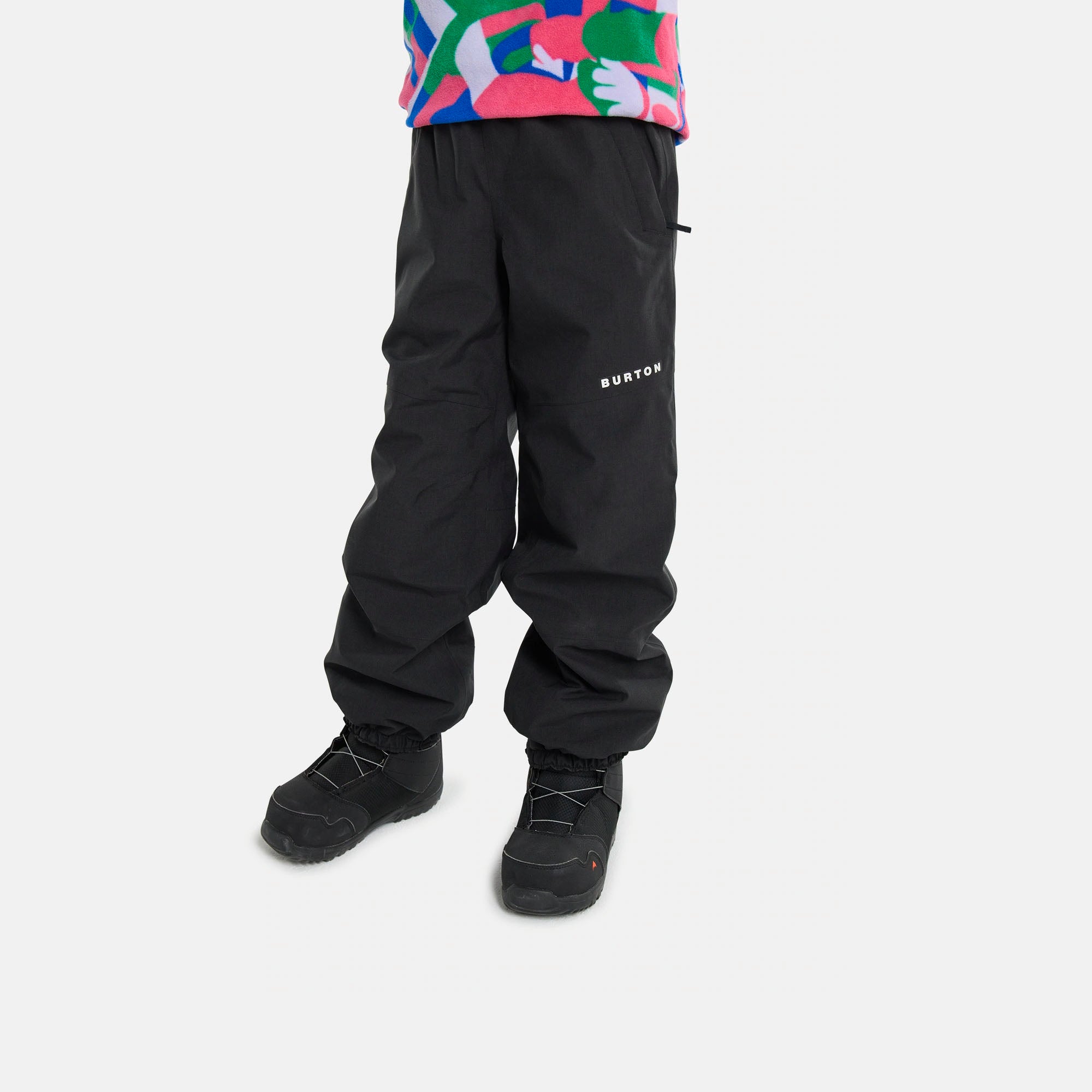 Boys & Girls Black 2L Ski Trousers