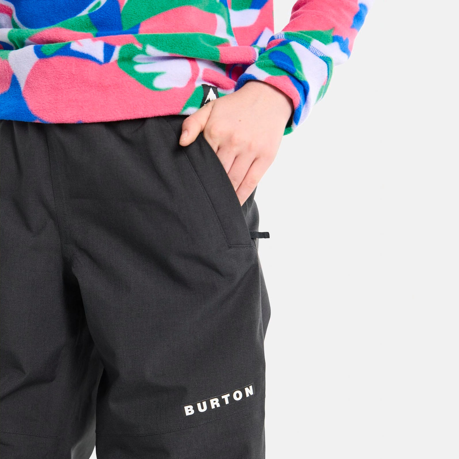 Boys & Girls Black 2L Ski Trousers