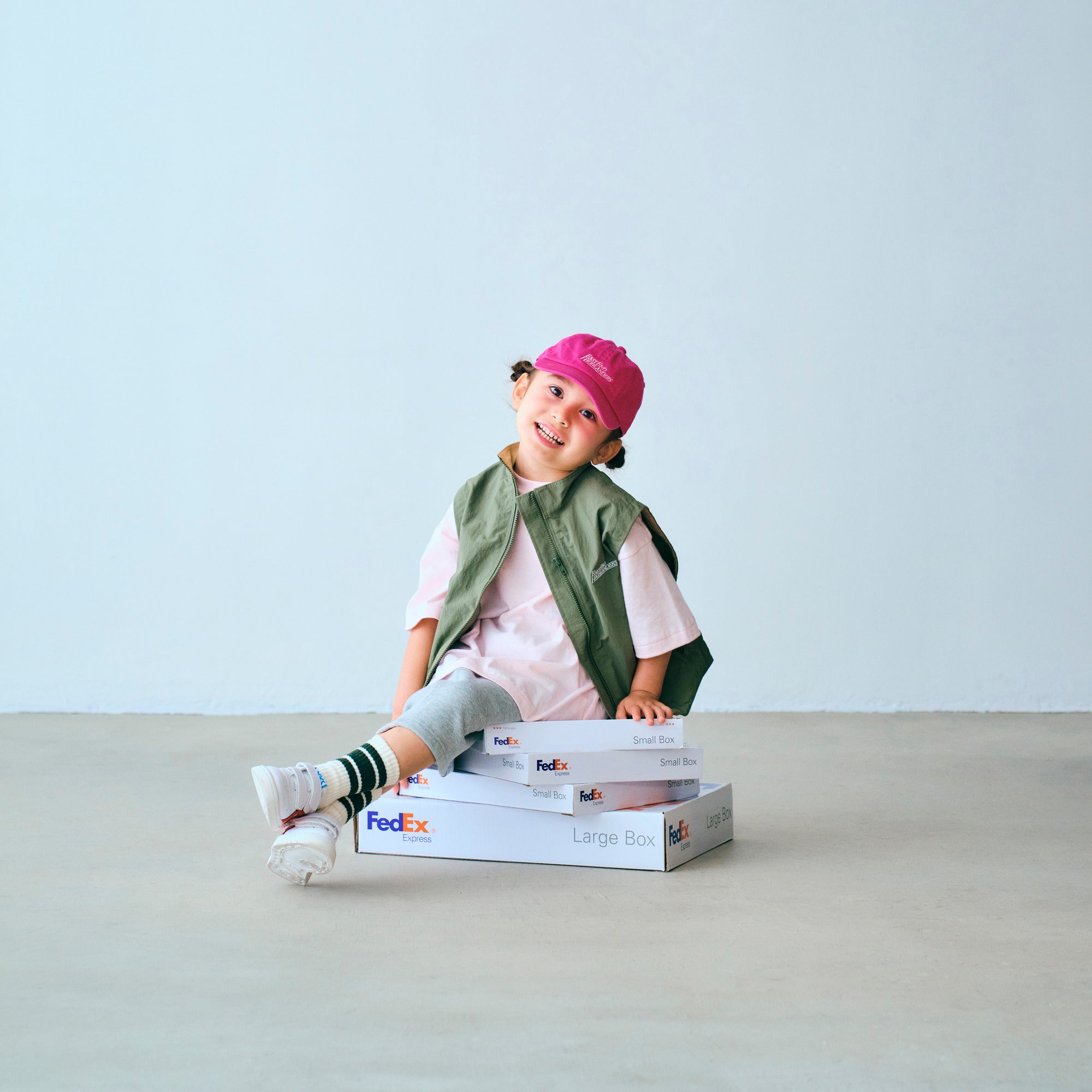 Girls Grey Cotton Skirt