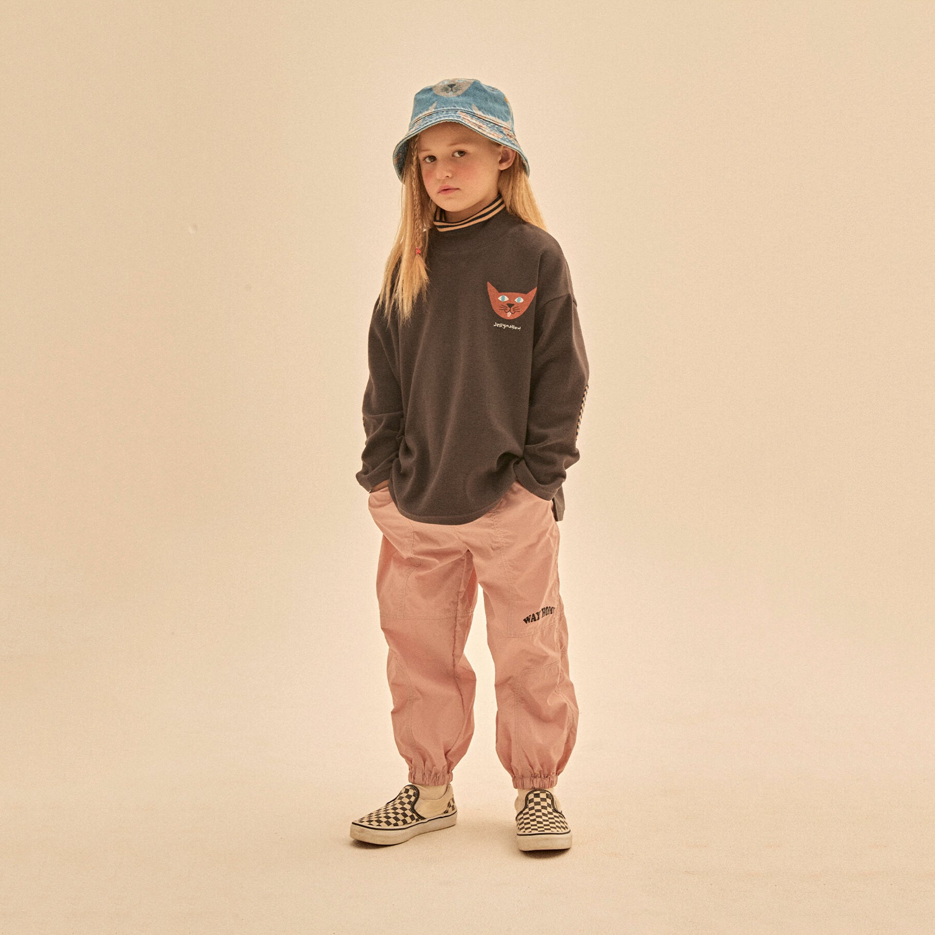Boys & Girls Charcoal Cotton Top