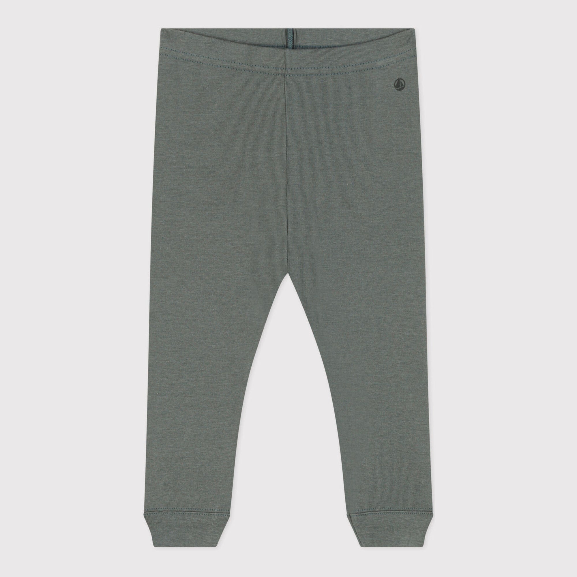 Baby Girls Dark Green Cotton Leggings