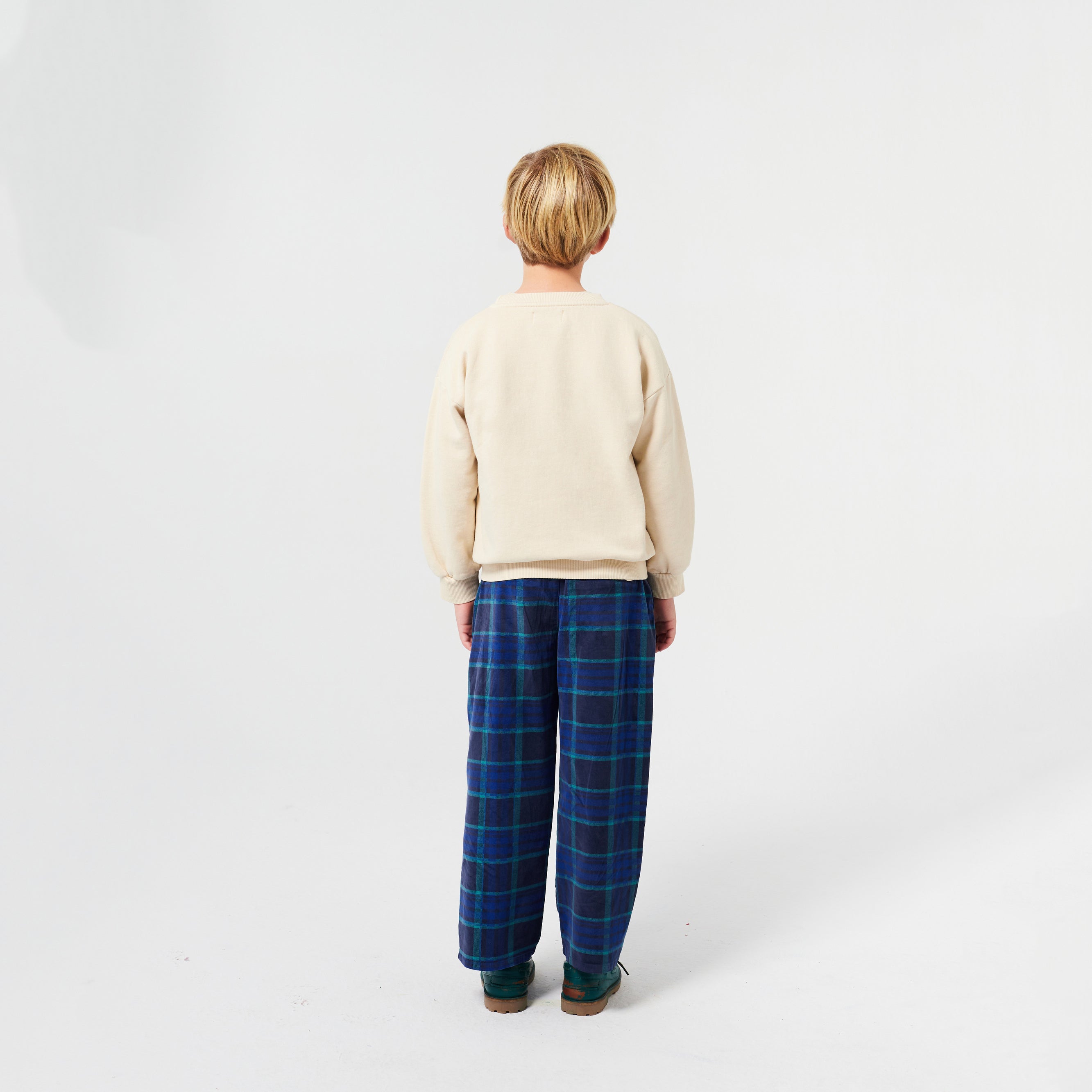 Boys & Girls White Gingerbread Printed Cotton Sweatshirt