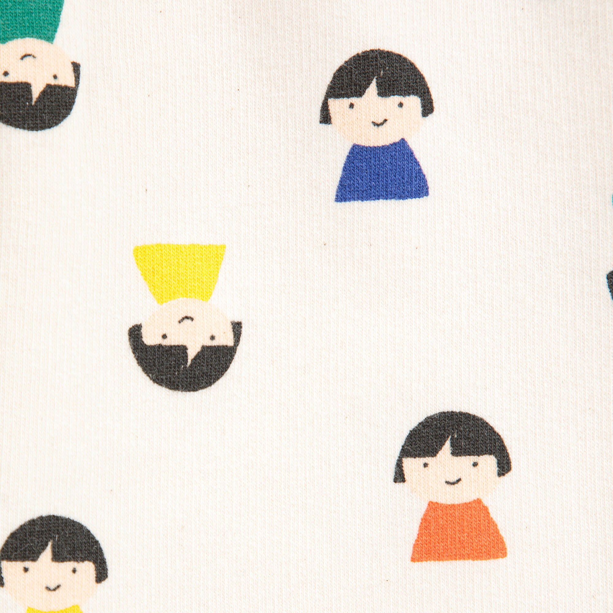 Baby Boys & Girls White Printed Cotton Trousers