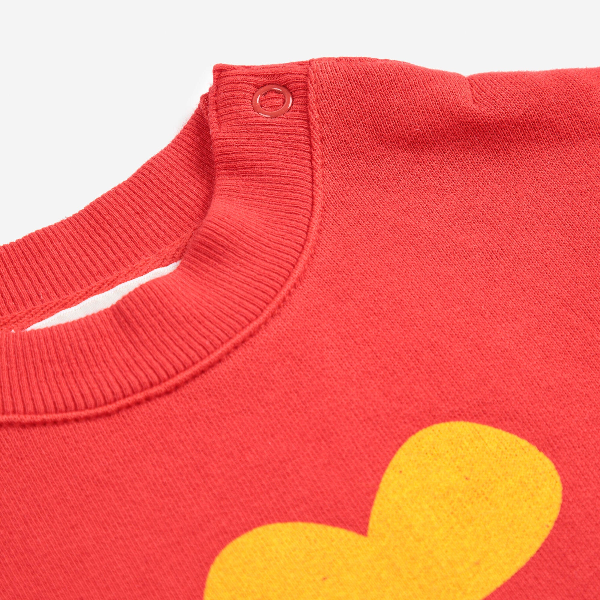 Baby Boys & Girls Red Printed Cotton Sweatshirt